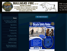 Tablet Screenshot of bullheadfire.org
